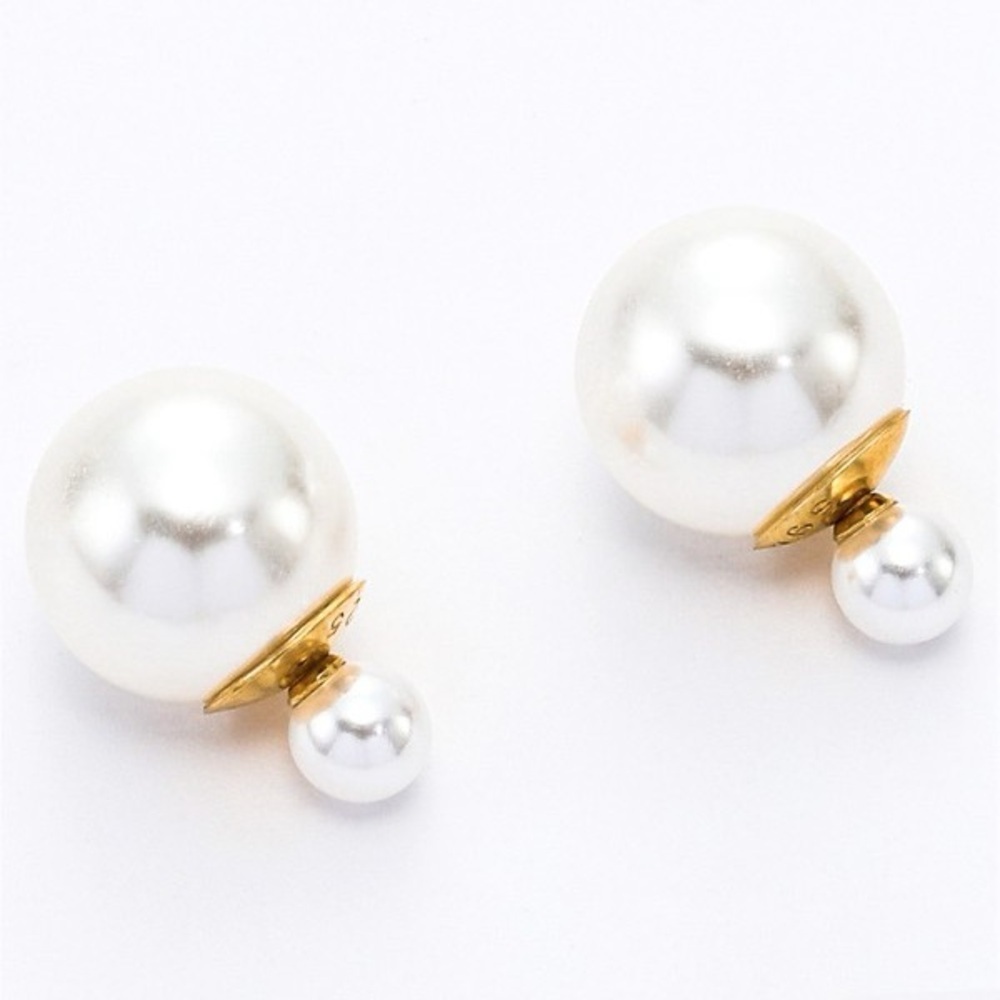Reversible Pearl Earrings (7304) - Picture 5 of 5